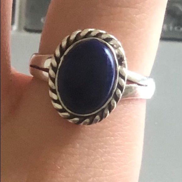 Lapis Lazuli silver ring - Picture 3 of 3